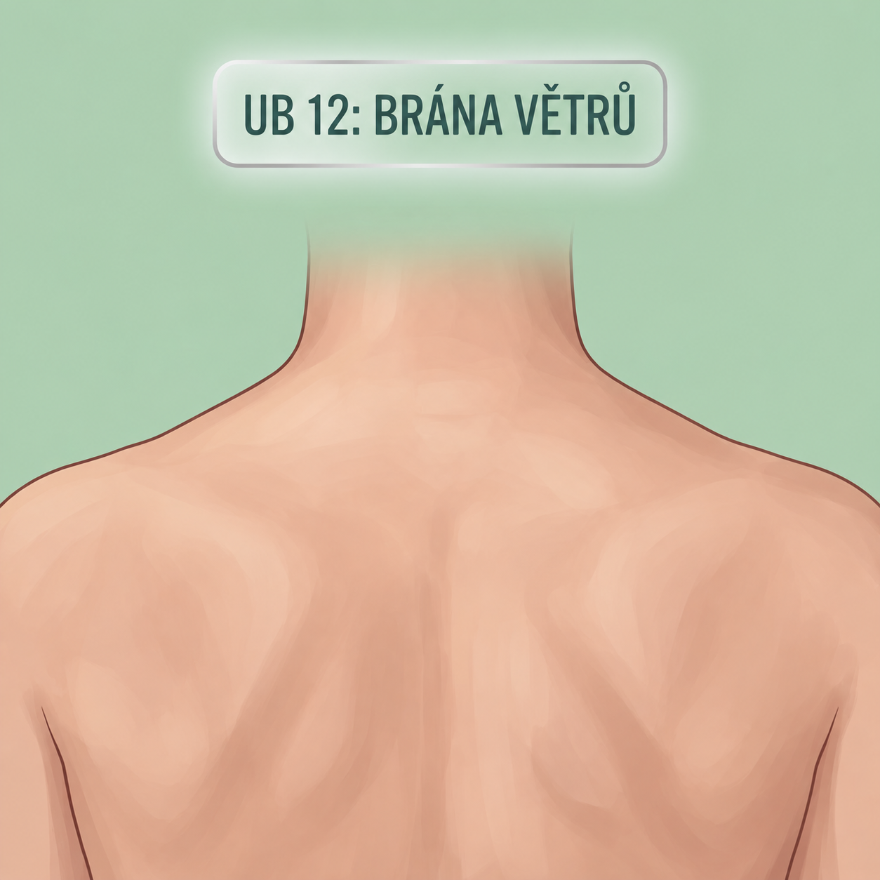 Snímek těla pro bod UB 12 - Brána Větru